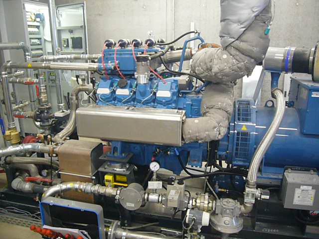erstes Blockheizkraftwerk BGA158